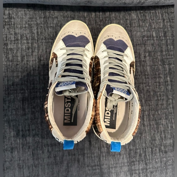 Authentic GOLDEN GOOSE MIDSTAR  Mid top  Sneakers Made with fine materials s 37. - Picture 10 of 13